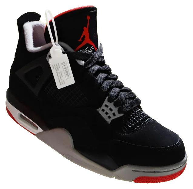 Jordan Air Jordan 4 Retro GS 'Bred' — שחור / אדום / אפור